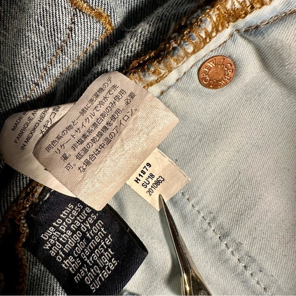 J. Crew ‘9” High-Rise Toothpick Skinny Jeans’ in “Classic Rinse” Wash Size 30 - Picture 11 of 14